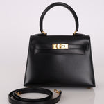 Ultra - Rare Hermès 1992 Box Mini Kelly Top Handle - FashioNica