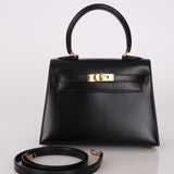 Ultra - Rare Hermès 1992 Box Mini Kelly Top Handle - FashioNica
