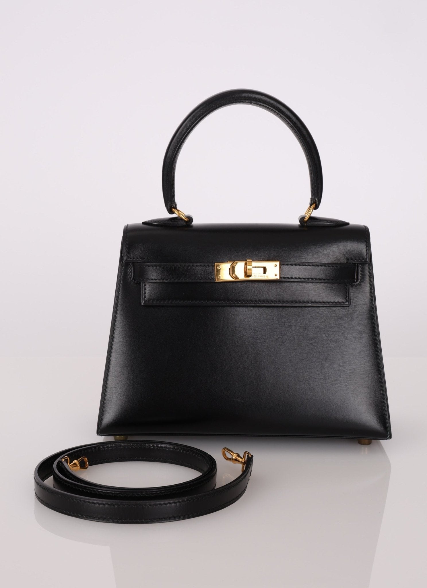 Ultra - Rare Hermès 1992 Box Mini Kelly Top Handle - FashioNica