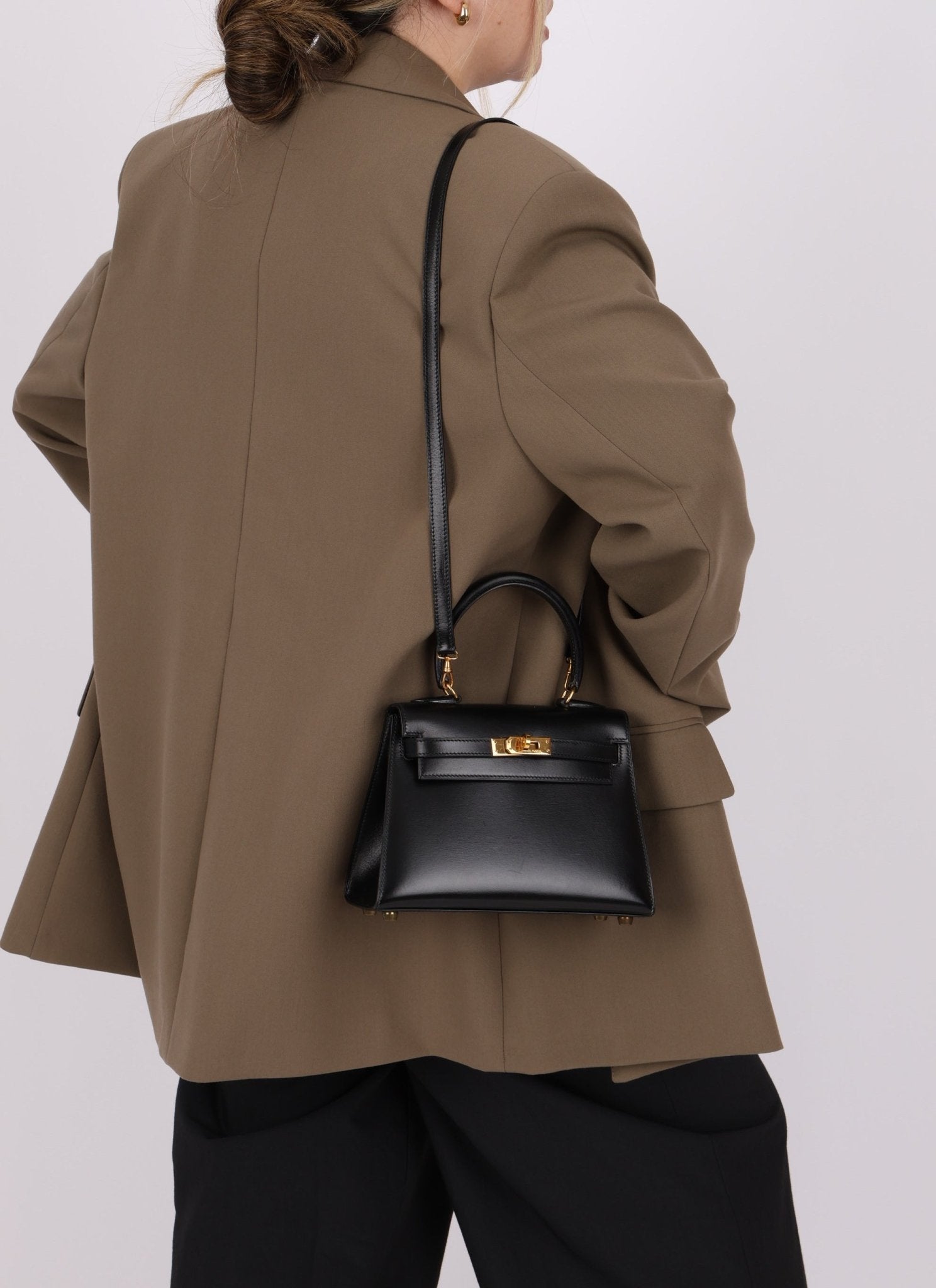 Ultra - Rare Hermès 1992 Box Mini Kelly Top Handle - FashioNica