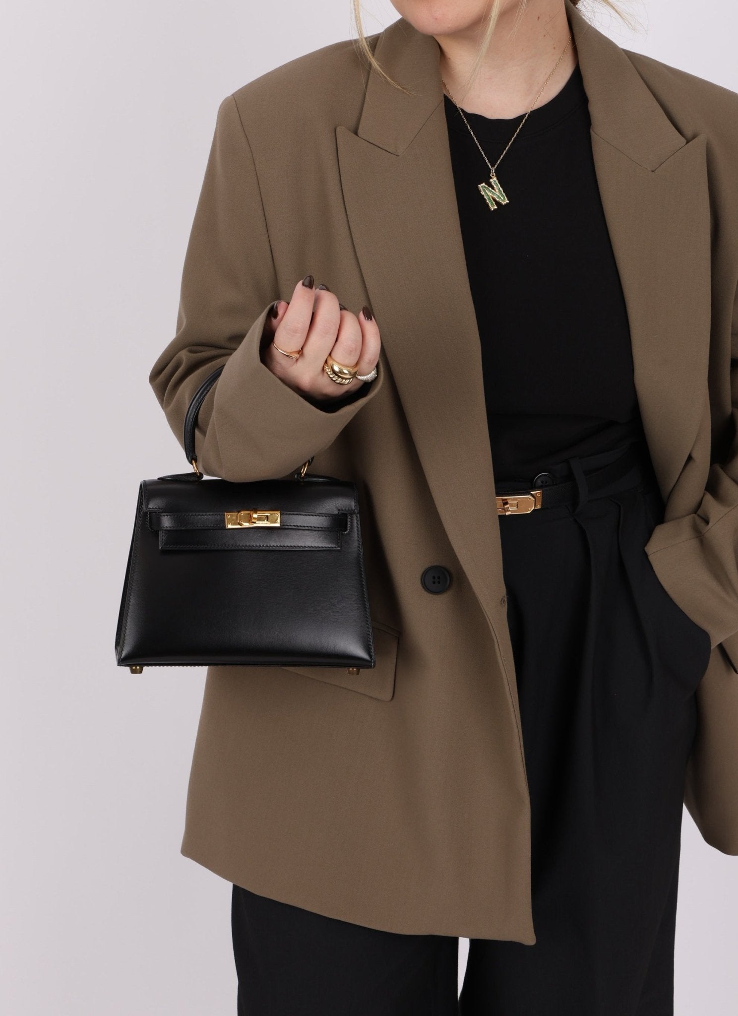 Ultra - Rare Hermès 1992 Box Mini Kelly Top Handle - FashioNica