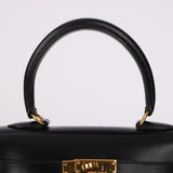 Ultra - Rare Hermès 1992 Box Mini Kelly Top Handle - FashioNica