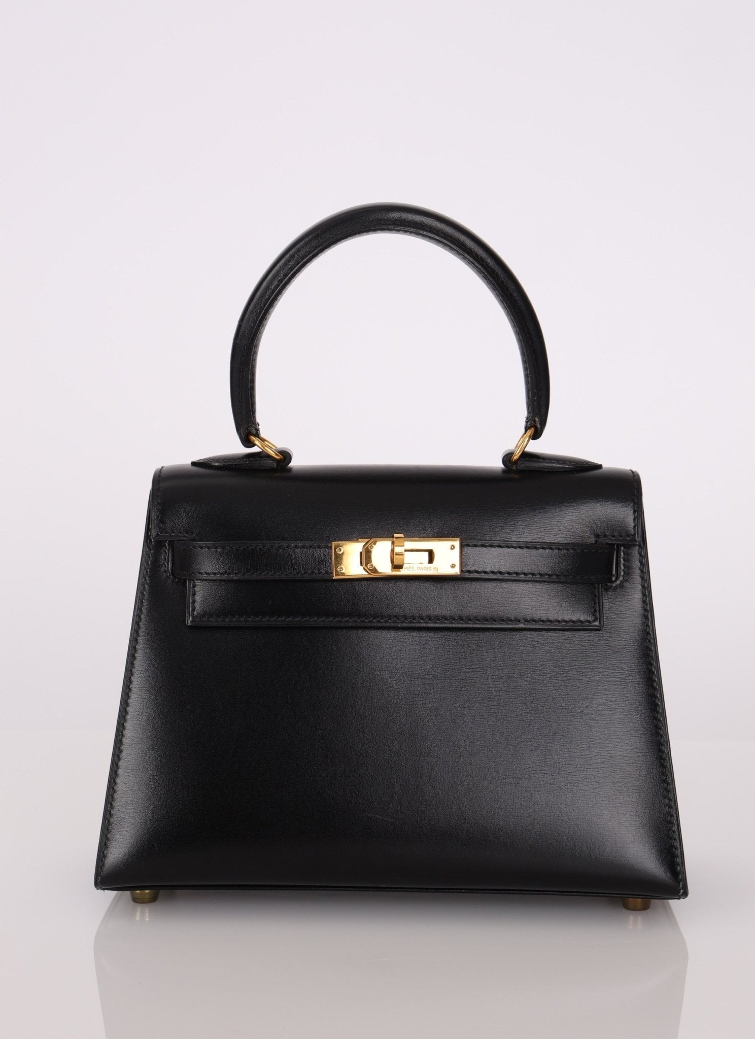 Ultra - Rare Hermès 1992 Box Mini Kelly Top Handle - FashioNica