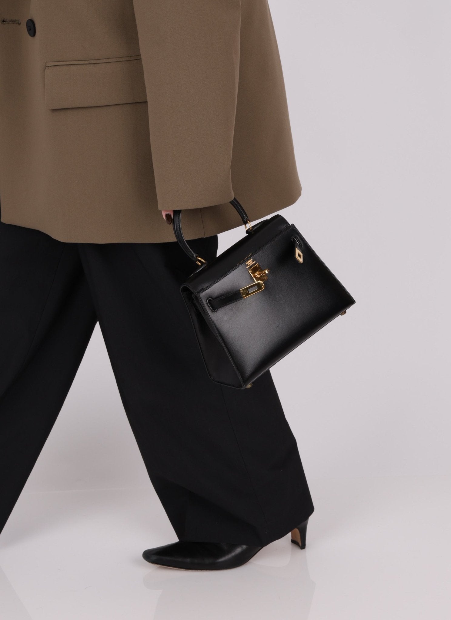 Ultra - Rare Hermès 1992 Box Mini Kelly Top Handle - FashioNica