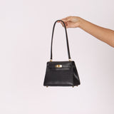 Ultra - Rare Hermès 2008 Bleu Marine Lizard Mini Kelly 20 - FashioNica