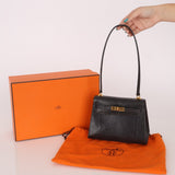 Ultra - Rare Hermès 2008 Bleu Marine Lizard Mini Kelly 20 - FashioNica