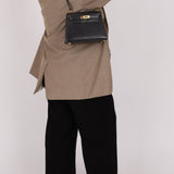 Ultra - Rare Hermès 2008 Bleu Marine Lizard Mini Kelly 20 - FashioNica