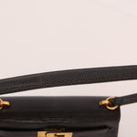 Ultra - Rare Hermès 2008 Bleu Marine Lizard Mini Kelly 20 - FashioNica