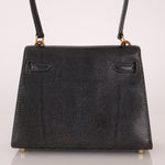 Ultra - Rare Hermès 2008 Bleu Marine Lizard Mini Kelly 20 - FashioNica