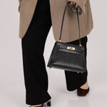 Ultra - Rare Hermès 2008 Bleu Marine Lizard Mini Kelly 20 - FashioNica