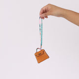 Ultra - Rare Hermès Toffee Peau Porc Micro Twilly Kelly - FashioNica