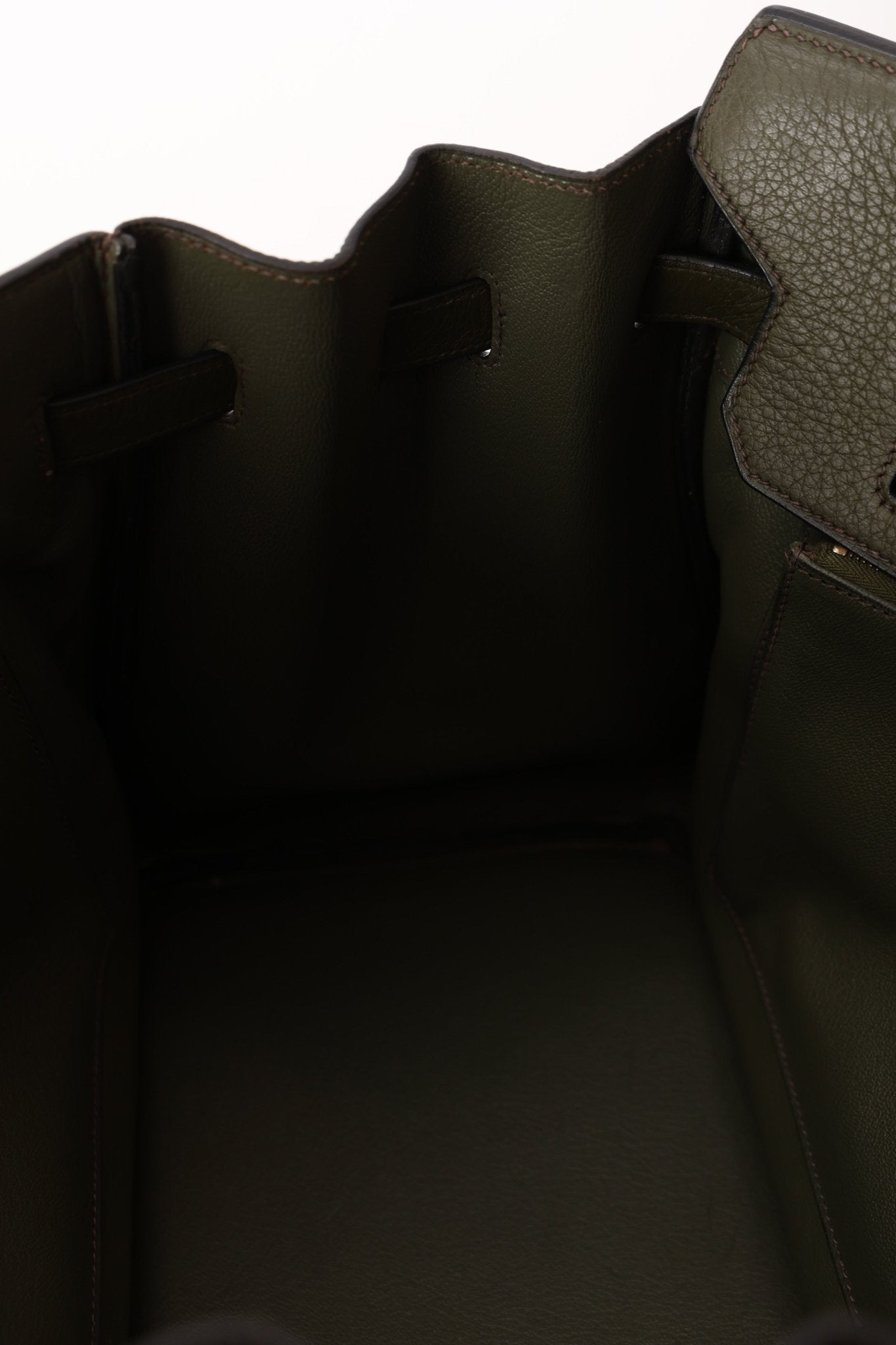 Ultra - Rare Hermès x Margiela 2000 Khaki Togo Retourne Birkin 35 GHW - FashioNica