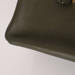 Ultra - Rare Hermès x Margiela 2000 Khaki Togo Retourne Birkin 35 GHW - FashioNica