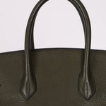 Ultra - Rare Hermès x Margiela 2000 Khaki Togo Retourne Birkin 35 GHW - FashioNica