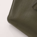 Ultra - Rare Hermès x Margiela 2000 Khaki Togo Retourne Birkin 35 GHW - FashioNica