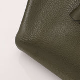 Ultra - Rare Hermès x Margiela 2000 Khaki Togo Retourne Birkin 35 GHW - FashioNica