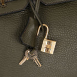 Ultra - Rare Hermès x Margiela 2000 Khaki Togo Retourne Birkin 35 GHW - FashioNica