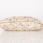 Ultra - Rare Louis Vuitton x Takashi Murakami Multicolor Monogram Satin Aumoniere Clutch on Chain - FashioNica