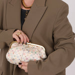 Ultra - Rare Louis Vuitton x Takashi Murakami Multicolor Monogram Satin Aumoniere Clutch on Chain - FashioNica