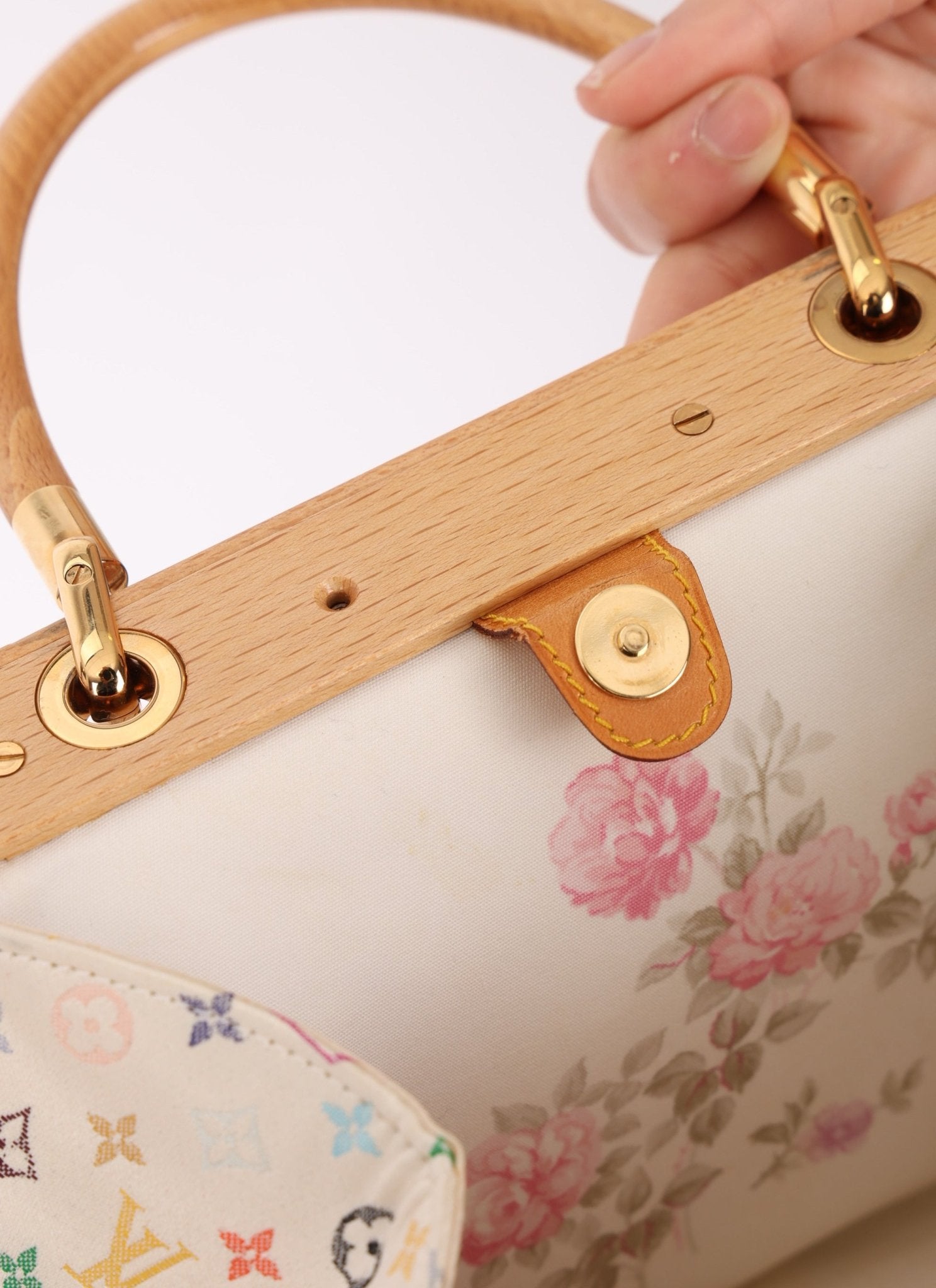 Ultra - Rare Louis Vuitton x Takashi Murakami Satin Abelia - FashioNica