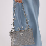 Ultra - Rare Prada Crystal Chainmail Shoulder Bag - FashioNica