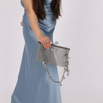 Ultra - Rare Prada Crystal Chainmail Shoulder Bag - FashioNica