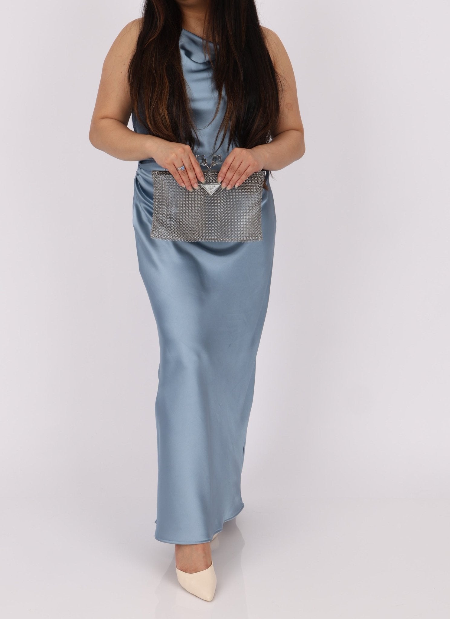 Ultra - Rare Prada Crystal Chainmail Shoulder Bag - FashioNica