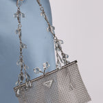 Ultra - Rare Prada Crystal Chainmail Shoulder Bag - FashioNica
