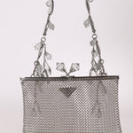 Ultra - Rare Prada Crystal Chainmail Shoulder Bag - FashioNica