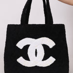 Ultra - Rare Runway Chanel 1989 Terrycloth Timeless Tote - FashioNica