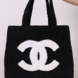 Ultra - Rare Runway Chanel 1989 Terrycloth Timeless Tote - FashioNica
