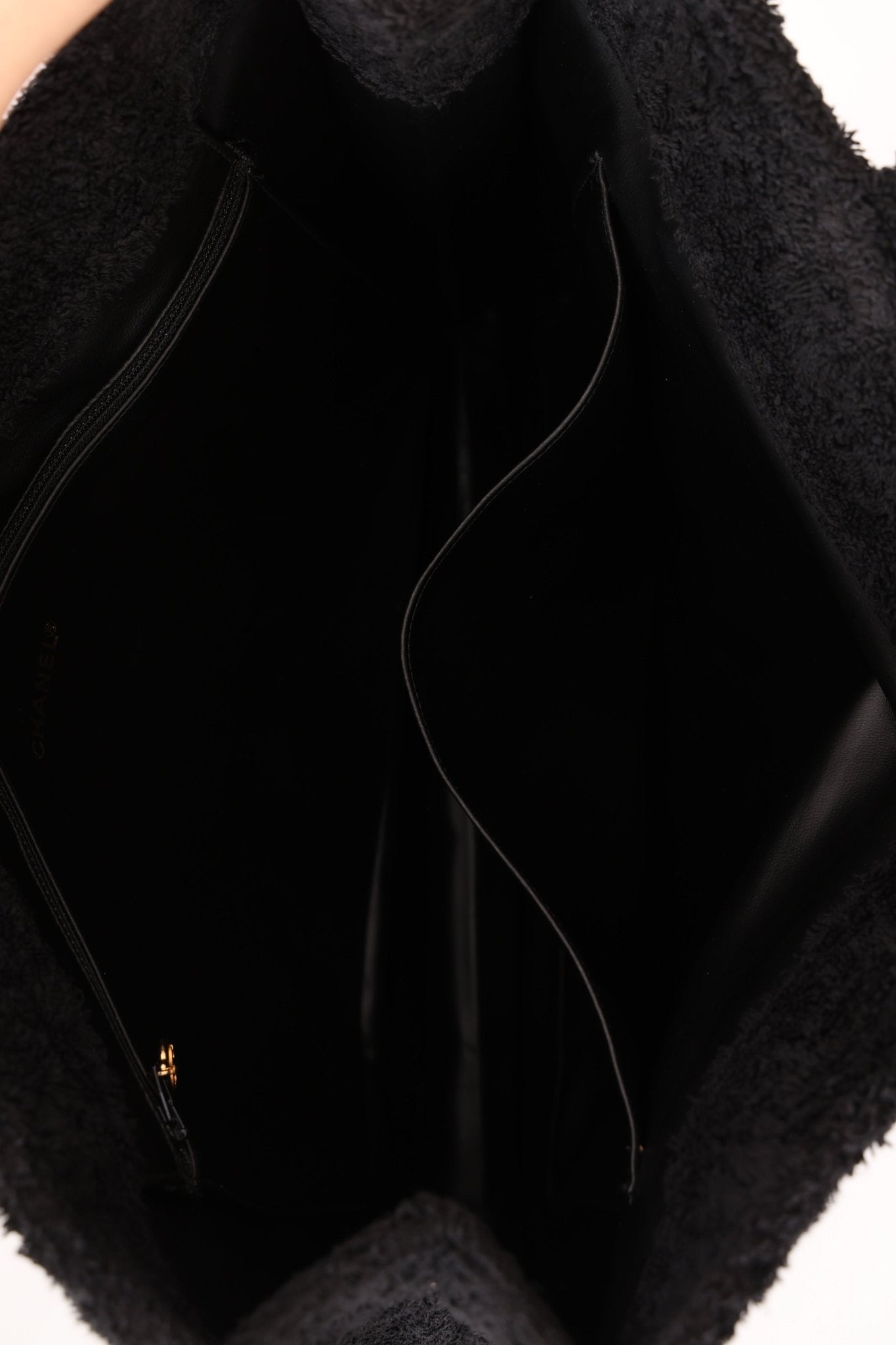 Ultra - Rare Runway Chanel 1989 Terrycloth Timeless Tote - FashioNica