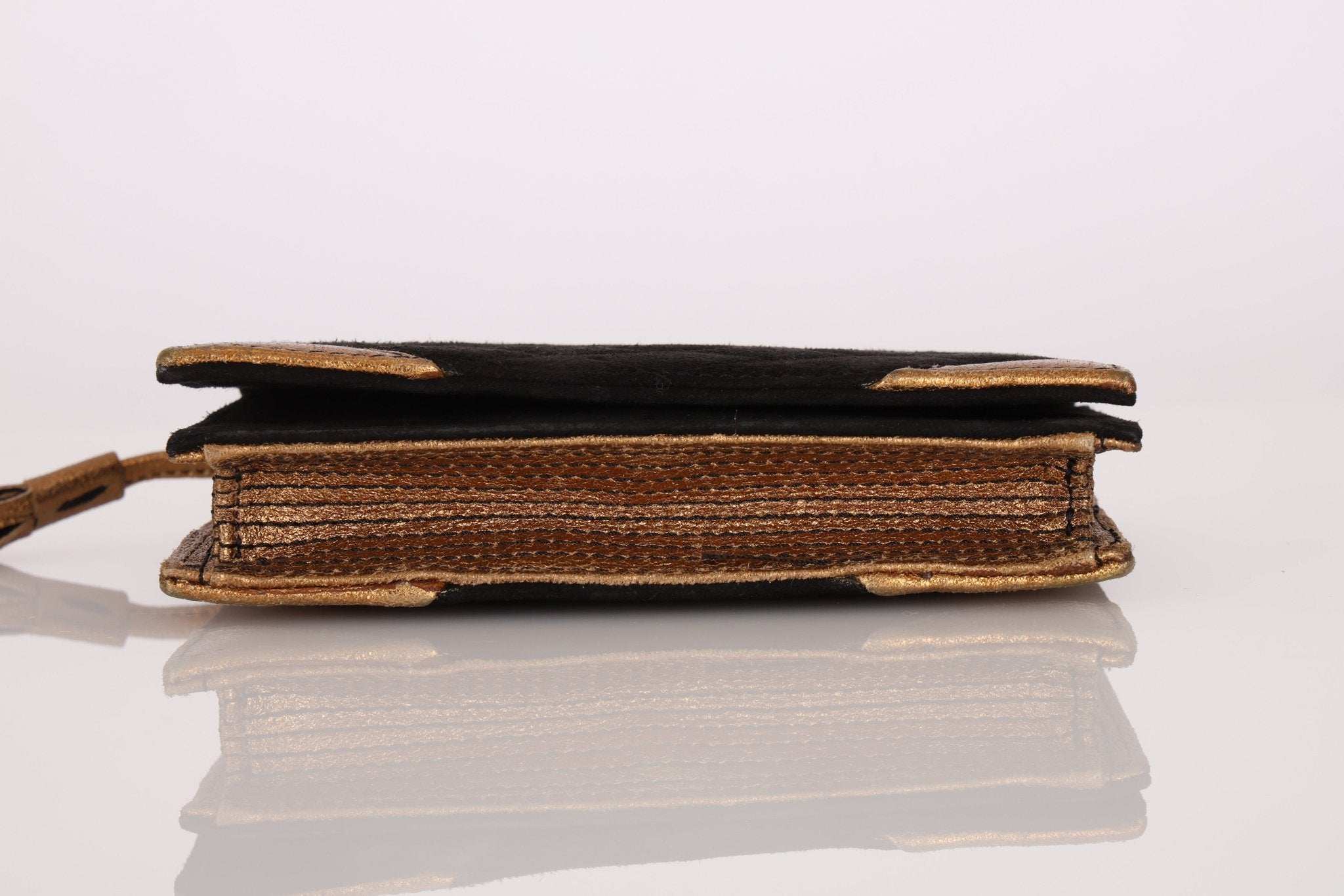 Ultra - Rare Runway Chanel 2004 Suede Book Clutch - FashioNica