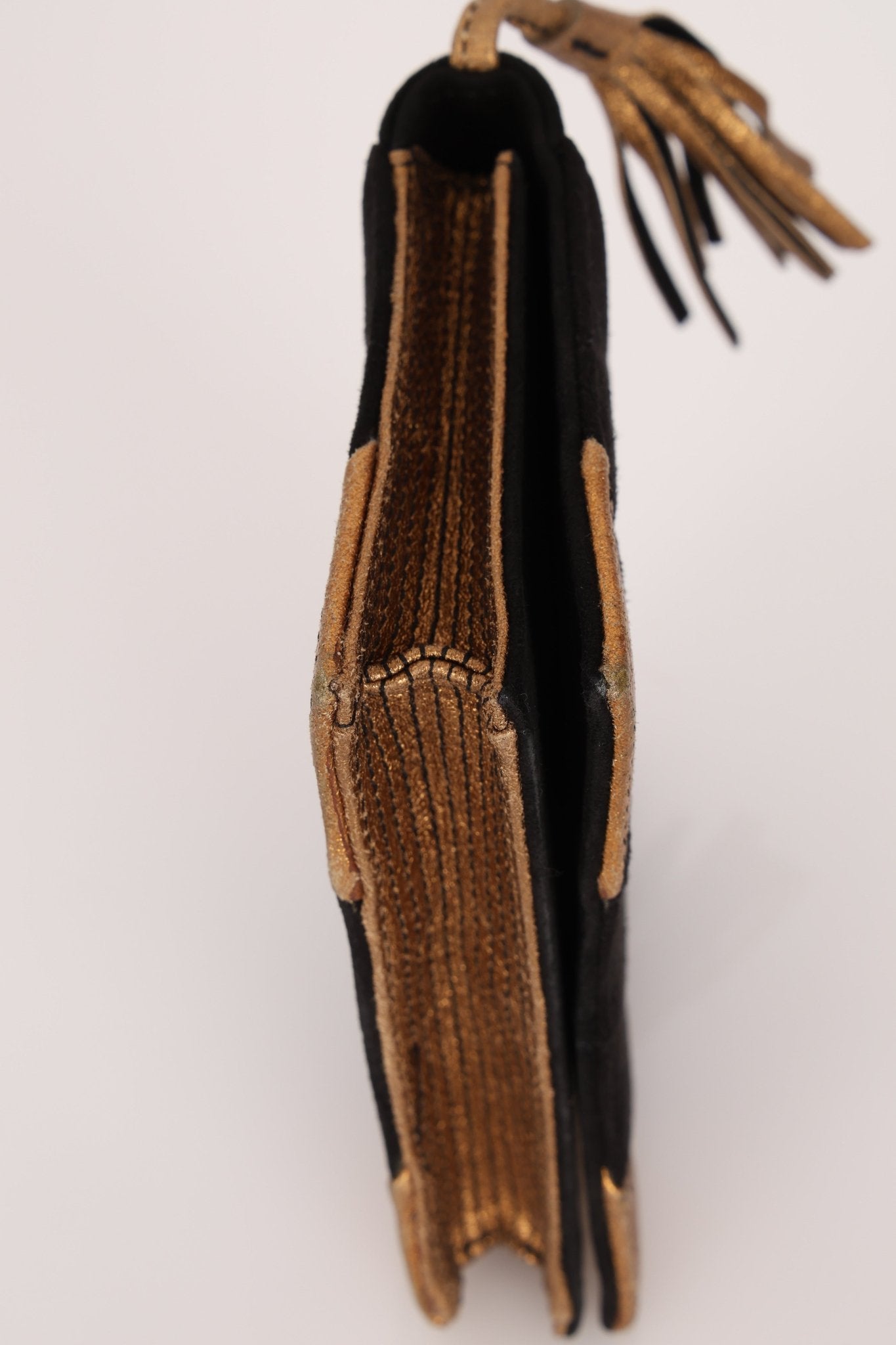 Ultra - Rare Runway Chanel 2004 Suede Book Clutch - FashioNica