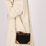 Ultra - Rare Runway Chanel 2004 Suede Book Clutch - FashioNica