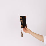 Ultra - Rare Runway Chanel 2004 Suede Book Clutch - FashioNica