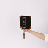 Ultra - Rare Runway Chanel 2004 Suede Book Clutch - FashioNica