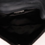 Ultra - Rare Runway Chanel 2014 Chocolate Patent Metal Handle Clutch - FashioNica