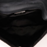 Ultra - Rare Runway Chanel 2014 Chocolate Patent Metal Handle Clutch - FashioNica