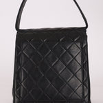 Vintage Chanel 1991 Lambskin Turnlock Kelly Top Handle 24K GP - FashioNica