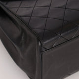 Vintage Chanel 1991 Lambskin Turnlock Kelly Top Handle 24K GP - FashioNica