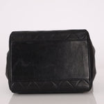 Vintage Chanel 1991 Lambskin Turnlock Kelly Top Handle 24K GP - FashioNica