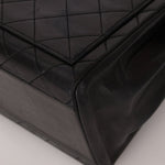 Vintage Chanel 1991 Lambskin Turnlock Kelly Top Handle 24K GP - FashioNica