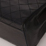 Vintage Chanel 1991 Lambskin Turnlock Kelly Top Handle 24K GP - FashioNica