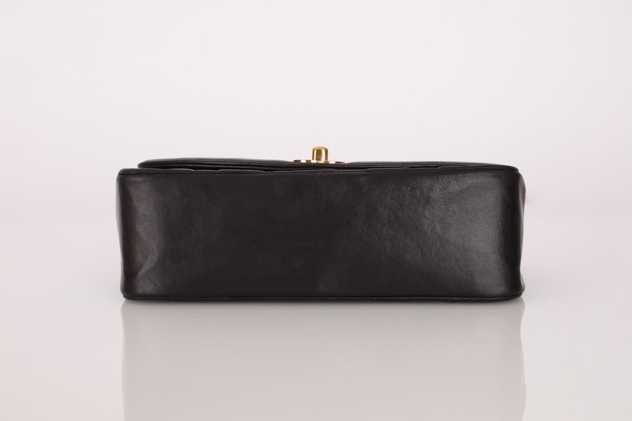 Vintage Chanel 1993 Lambskin Small Diana 24k GP - FashioNica