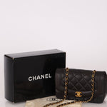 Vintage Chanel 1993 Lambskin Small Diana 24k GP - FashioNica