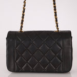 Vintage Chanel 1993 Lambskin Small Diana 24k GP - FashioNica