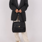 Vintage Chanel 1996 Caviar Turnlock Shoulder Bag - FashioNica