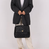 Vintage Chanel 1996 Caviar Turnlock Shoulder Bag - FashioNica