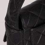 Vintage Chanel 1996 Caviar Turnlock Shoulder Bag - FashioNica